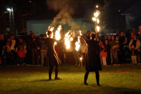 Szent Mihály Napi Vásár Tűzzsonglőr Show
