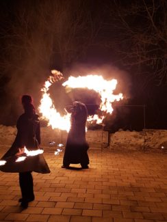 Bátor, Farsangolás-Téltemetés Tűzzsonglőr Műsor