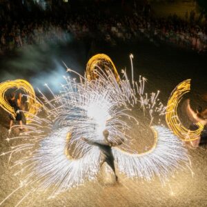 Dobó István Vármúzeum- Múzeumok Éjszakája- Lobbanáspont Tűzzsonglőr Műsor