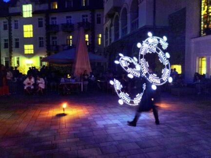 Hunguest Hotel Palota Lobbanáspont Tűzzsonglőr Show