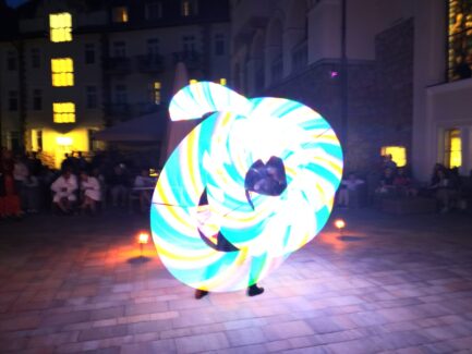 Hunguest Hotel Palota Lobbanáspont Tűzzsonglőr Show