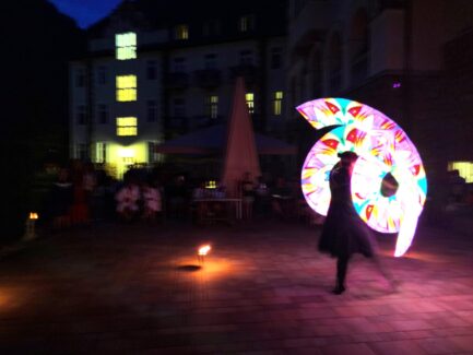 Hunguest Hotel Palota Lobbanáspont Tűzzsonglőr Show