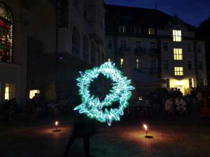 Hunguest Hotel Palota Lobbanáspont Tűzzsonglőr Show