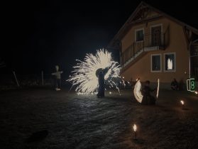 Bátor farsang Lobbanáspont tűzzsonglőr 2024