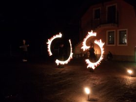 Bátor farsang Lobbanáspont tűzzsonglőr 2024