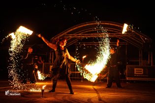Bükkszenterzsébet Malomház Megnyitó Lobbanáspont Tűzzsonglőr produkció