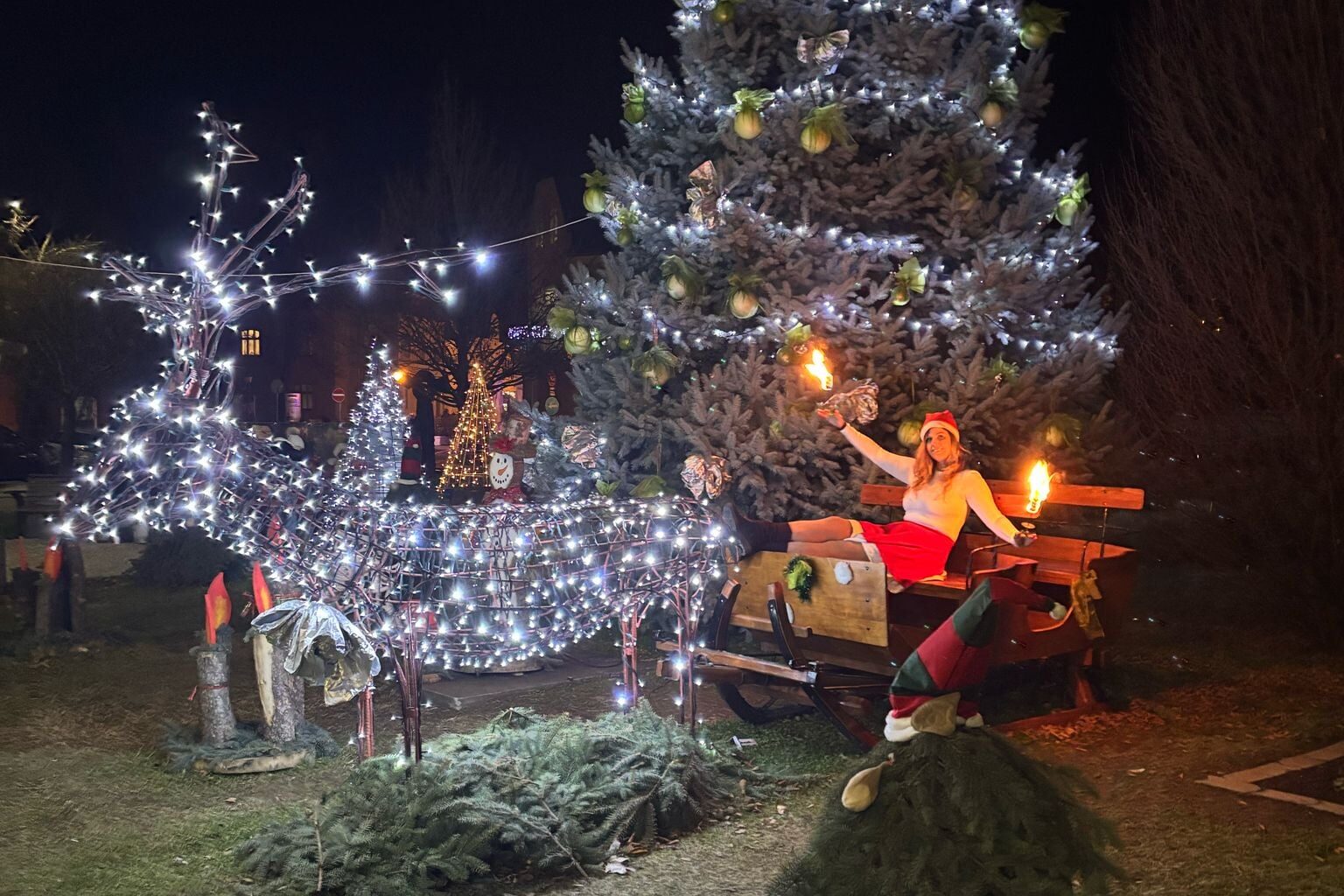 Mosonmagyaróvár Advent tűzzsonglőr műsor