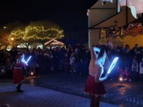Mosonmagyaróvár Advent tűzzsonglőr műsor