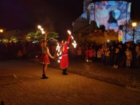 Mosonmagyaróvár Advent tűzzsonglőr műsor