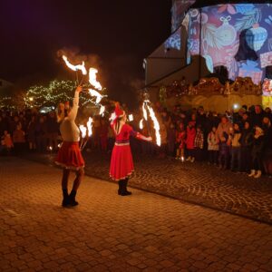 Mosonmagyaróvár Advent tűzzsonglőr műsor