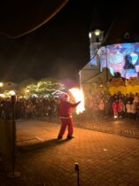 Mosonmagyaróvár Advent tűzzsonglőr műsor
