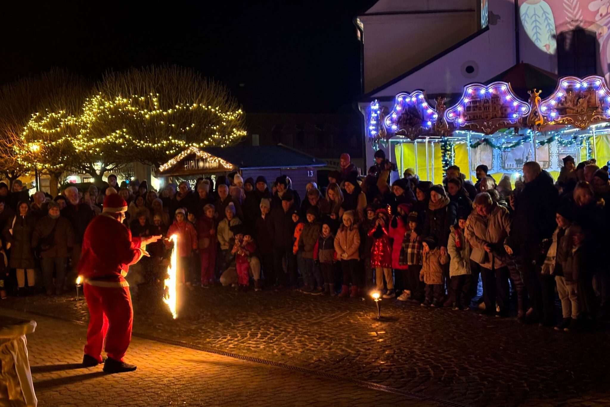 Mosonmagyaróvár Advent tűzzsonglőr műsor