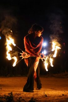 Manas Fesztivál Tűzzsonglőr Műsor 2025