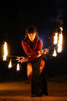 Manas Fesztivál Tűzzsonglőr Műsor 2025