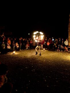 Miskolc Halloween Lidércfény Tűzzsonglőr Műsor 2025