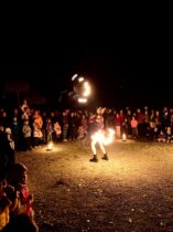 Miskolc Halloween Lidércfény Tűzzsonglőr Műsor 2025