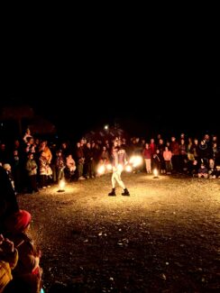 Miskolc Halloween Lidércfény Tűzzsonglőr Műsor 2025