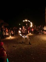 Miskolc Halloween Lidércfény Tűzzsonglőr Műsor 2025