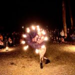 Miskolc Halloween Lidércfény Tűzzsonglőr Műsor 2025