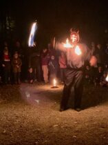 Miskolc Halloween Lidércfény Tűzzsonglőr Műsor 2025