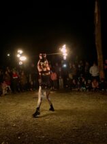 Miskolc Halloween Lidércfény Tűzzsonglőr Műsor 2025