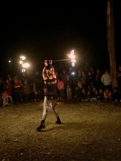 Miskolc Halloween Lidércfény Tűzzsonglőr Műsor 2025