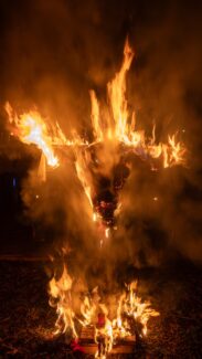 Bátor-Farsang Téltemetés télűzés tűzzsonglőr műsor
