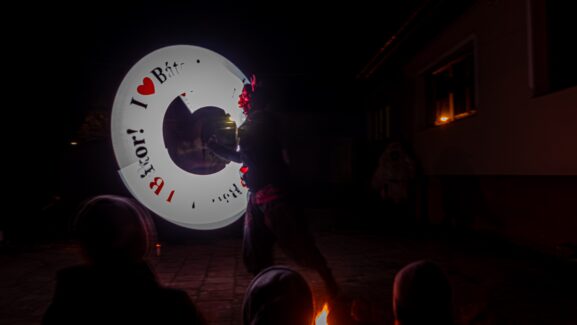 Bátor-Farsang Téltemetés télűzés tűzzsonglőr műsor