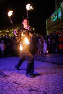 Mosonmagyaróvár Adventi Tűzzsonglőr Műsor 2025