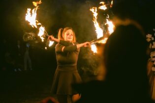 Sajókeresztúr Farsangi Téltemető Mualtság Tűzzsonglőr Műsor 2025