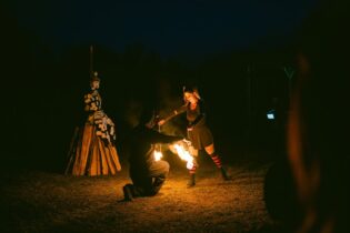 Sajókeresztúr Farsangi Téltemető Mualtság Tűzzsonglőr Műsor 2025